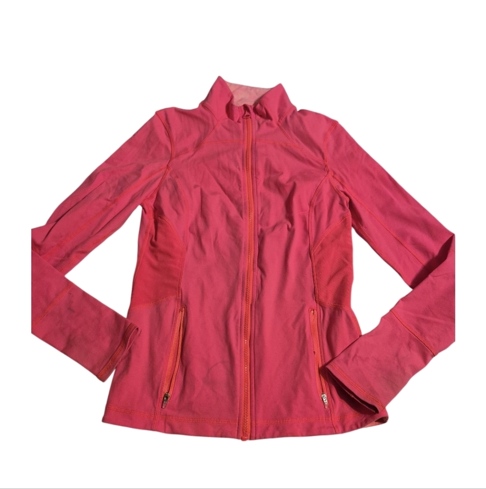 Women's Kirkland Signature Bold Pink Zip Up Jacket